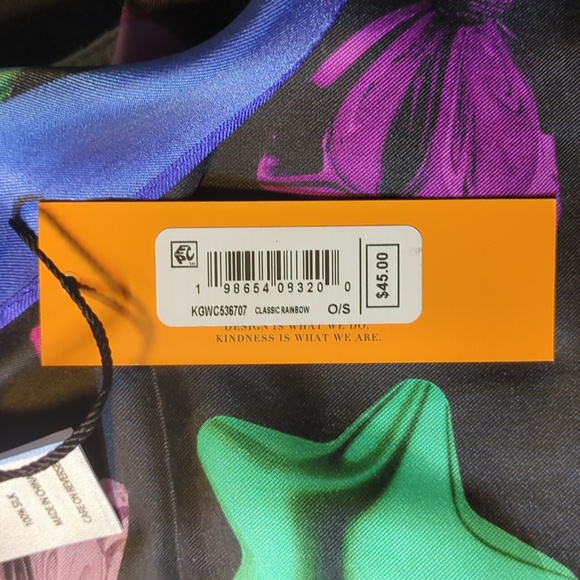 Kurt Geiger Multicolor Patterned Scarf - Picture 3 of 6